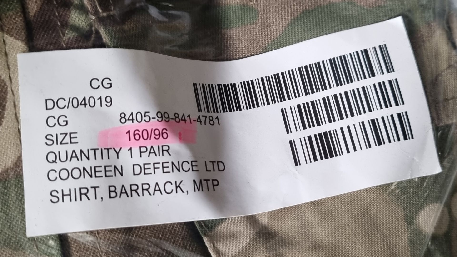 40x British Army MTP shirts barrack - mixed sizes - may include maternity - Image 7 of 27