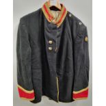 British Forces black and red tunic - In need of repair - see pictures for size