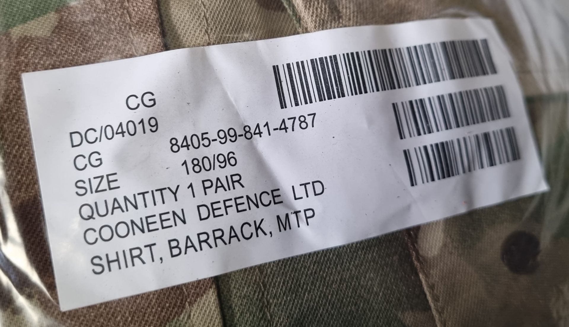 20x British Army MTP shirts barrack - mixed sizes - may include maternity - Image 4 of 16