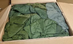 30x Medium weight sleeping bags - various types - may include arctic