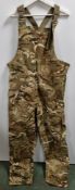 7x British forces MTP Petroleum protective salopettes - see pictures for sizes