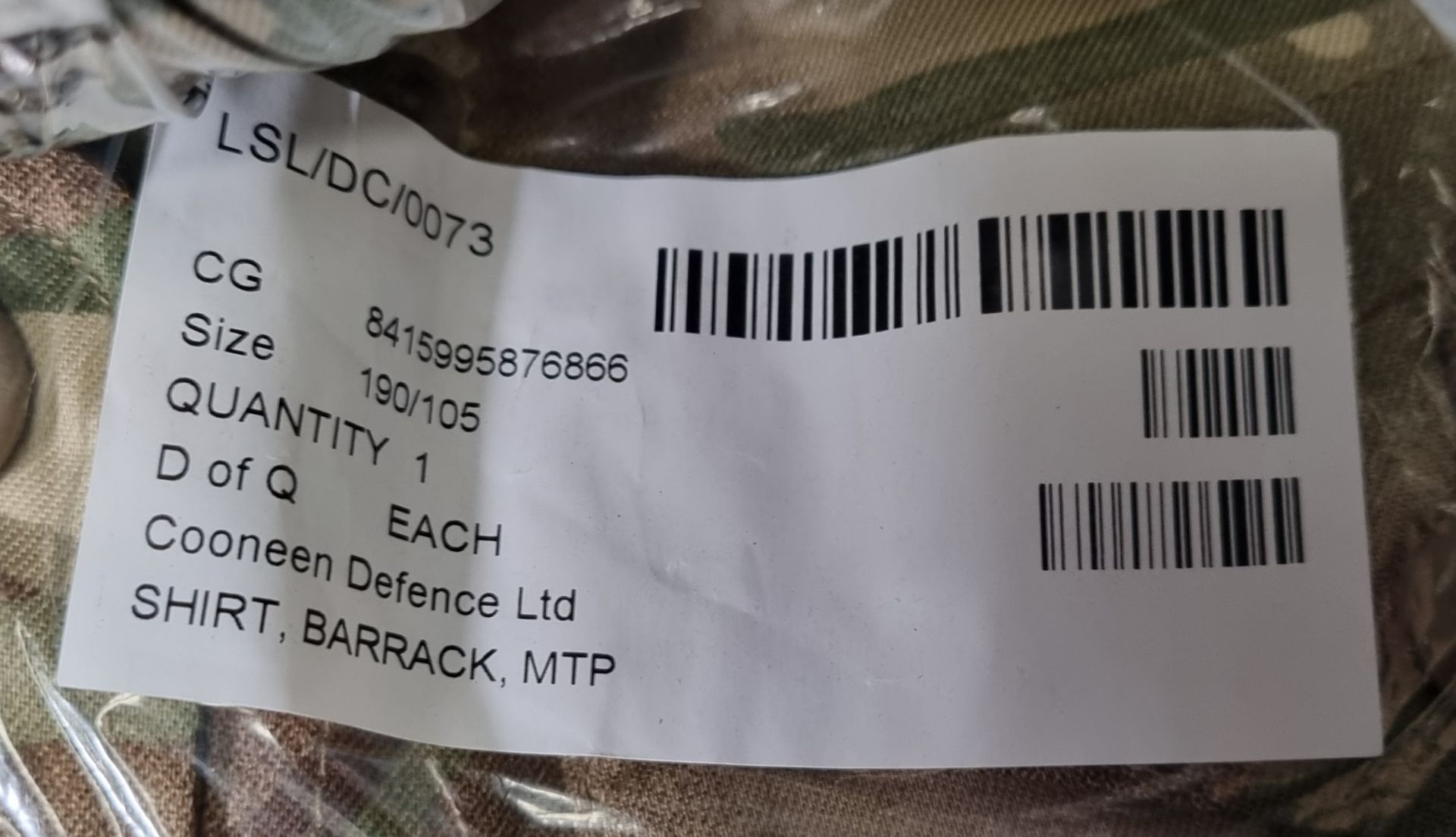 20x British Army MTP shirts barrack - mixed sizes - may include maternity - Image 14 of 14