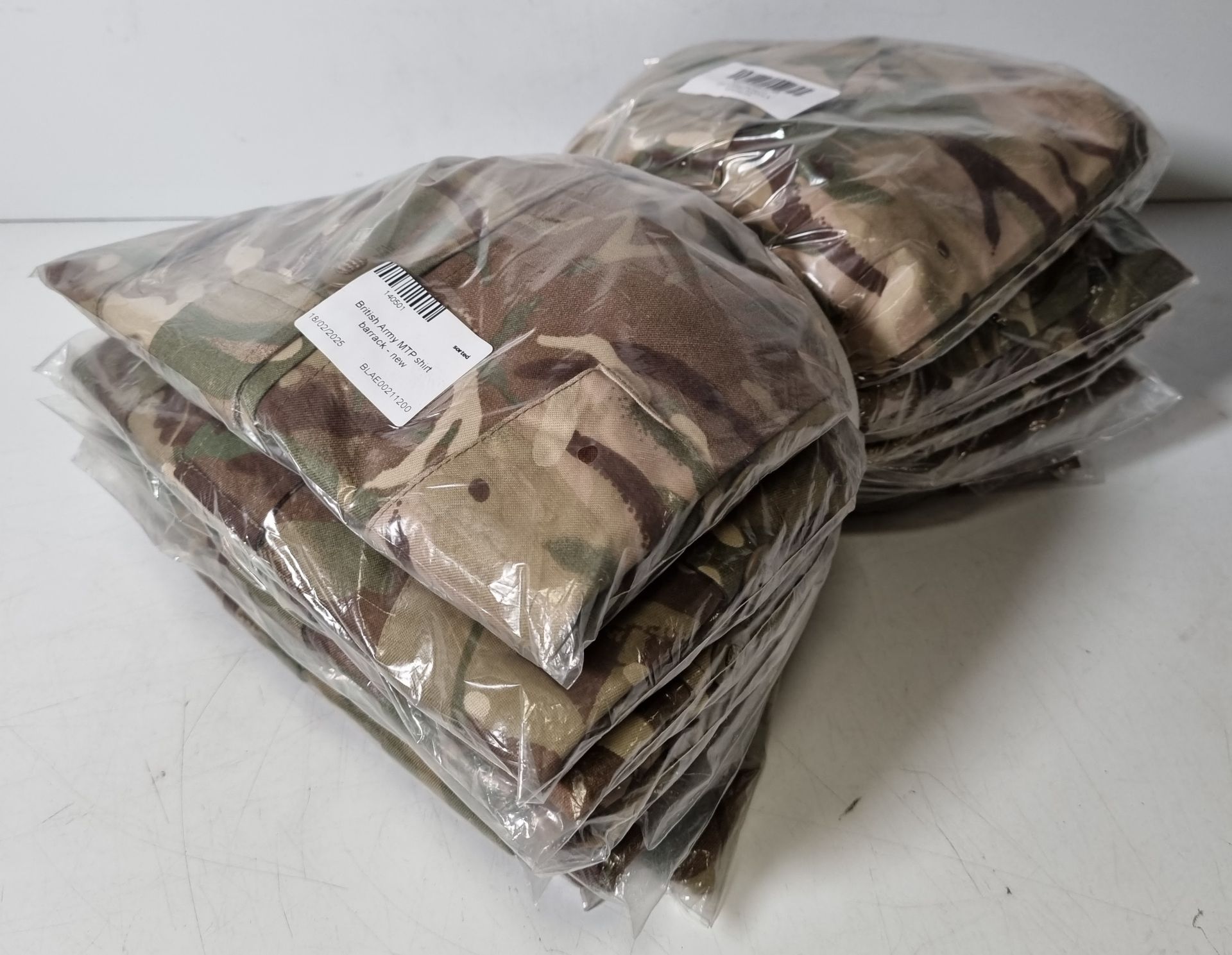 20x British Army MTP shirts barrack - mixed sizes - may include maternity - Image 10 of 16