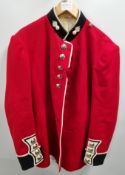 British Forces Tunic - Red - see pictures for size - with defects, in need of repair