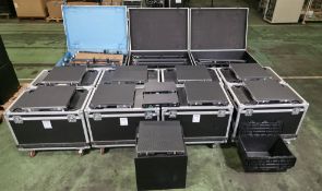 ESD Lumen Pilot 2.6 LED video wall kit in 11 flight cases and 1 small wooden crate