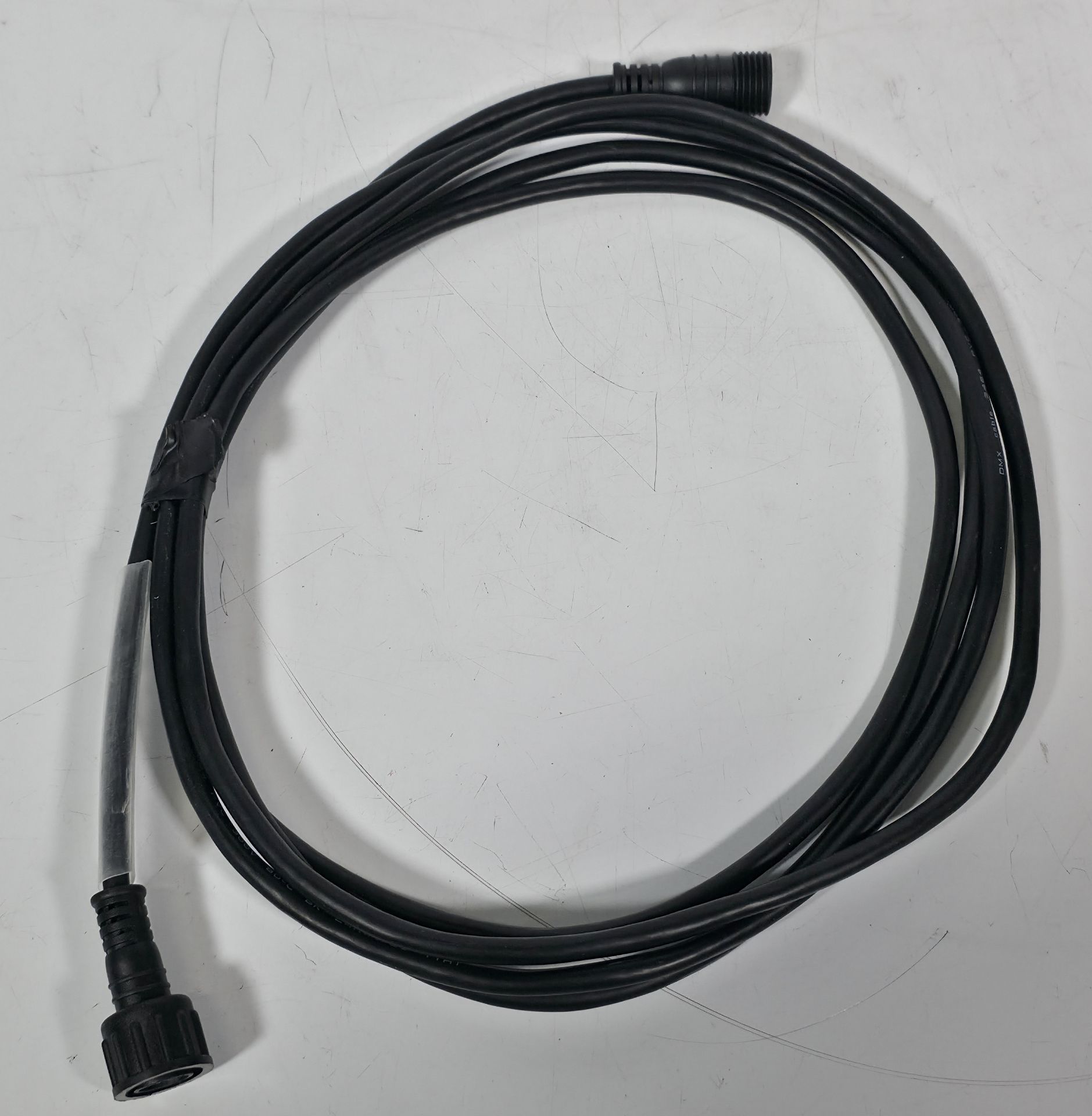 60x waterproof Hydralock DMX data cables in black stack storage crate - mixed cable lengths - Image 7 of 11