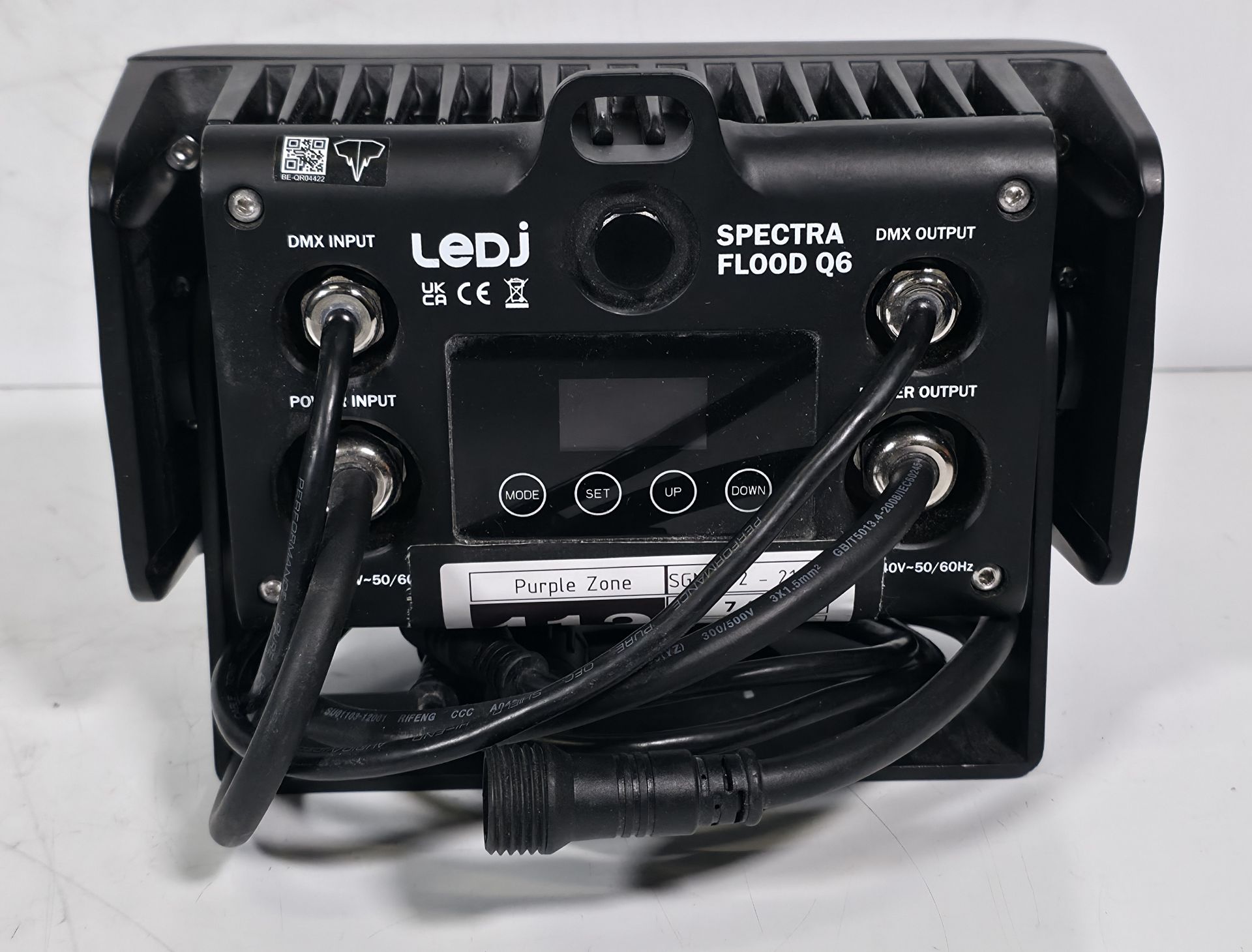 5x Prolight LEDj Spectra Flood Q6 6 x 5W quad-colour LED (RGBW) exterior fixtures lights in case - Image 10 of 16