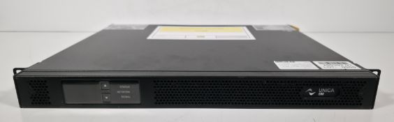 Powersoft Unica 8M 1U rack mountable professional audio amplifier - 350W - 100-240V