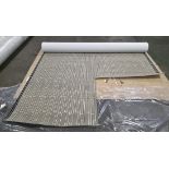 4x rolls of Hammer Tæpper A/S carpet cut out in the corner - full details in the description
