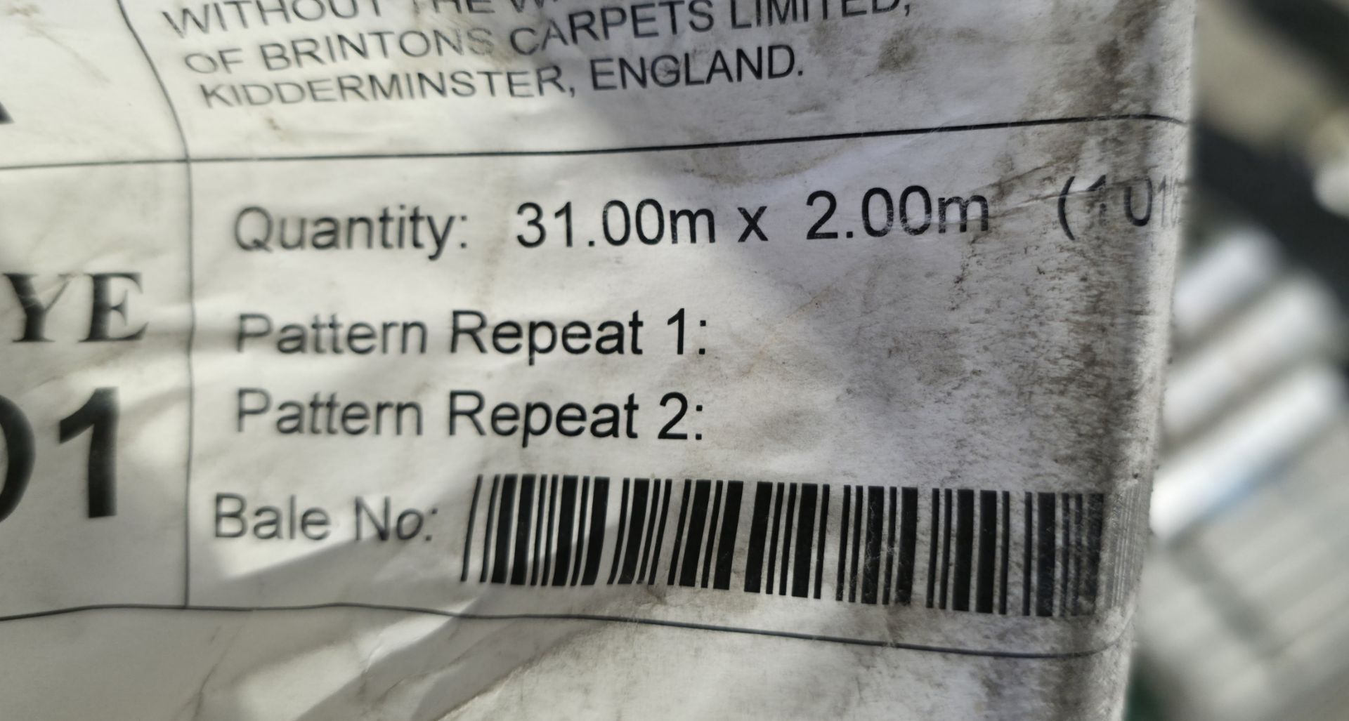 2x rolls of Britons carpet - red with dark red speckles - size in description - Image 7 of 8