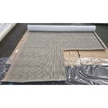 4x rolls of Hammer Tæpper A/S carpet cut out in the corner - full details in the description