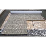 4x rolls of Hammer Tæpper A/S carpet cut out in the corner - full details in the description