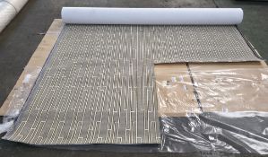 4x rolls of Hammer Tæpper A/S carpet cut out in the corner - full details in the description