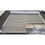 4x rolls of Hammer Tæpper A/S carpet cut out in the corner - full details in the description