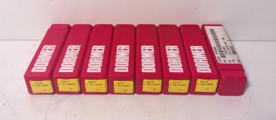 8x packs of Dormer A117 7.40mm HSCO stub drill bits - 10 per pack