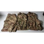 Various types of ex-military camo clothing - may include accessories - 188kg – may require repair