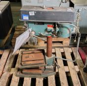 Meddings 17604-M4-MK3 pillar drill with flexible lamp - W 600 x D 750 x H 950mm