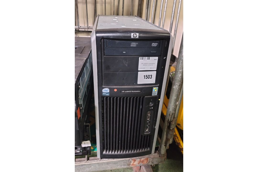 HP desktop computer, rack servers and more - details in description - Image 5 of 5