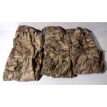 Various types of ex-military camo clothing - may include accessories - 205kg – may require repair