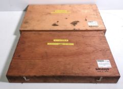 2x Mitutoyo External micrometer calipers - full details in the description