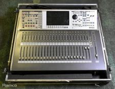 Roland RSS V-Mixer M-400 live mixing console with gooseneck microphones in flightcase