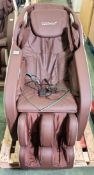 Costway JL10002 140W full-body zero-gravity massage chair - W 770 x D 1410 x H 1140mm
