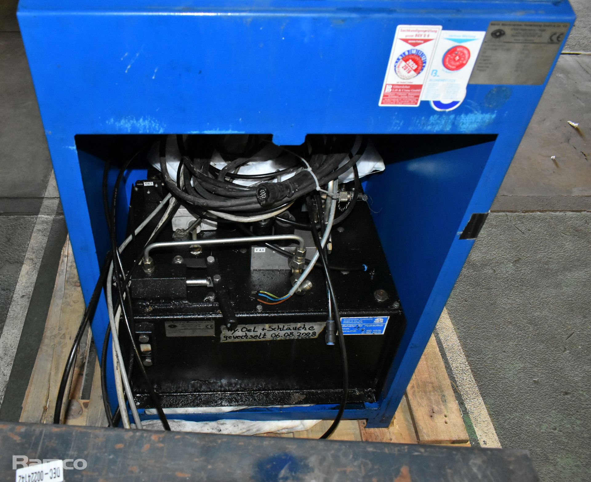 Maschinenbau Haldenwang GmbH scissor vehicle lift - full details in the description - Image 12 of 13