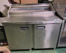 Foster 15-151 FPS2HR stainless steel 2 door prep station refrigerator - W 1150 x D 850 x H 1060mm