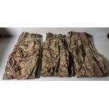 Various types of ex-military camo clothing - may include accessories - 222kg – may require repair