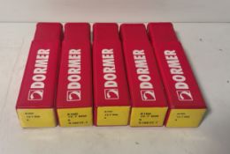 5x packs of Dormer A100 12.7mm HSS jobber drill bits - 5 per pack