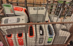 16x Glasdon interior space saving bins - W 300 x D 500 x H 680mm