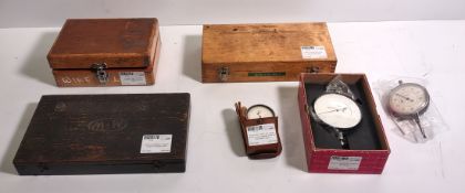 Micrometer sets, depth gauges, imperial dial gauges to include Starett, Baty Moore & Wright & more