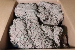 4x British forces camo nets - unknown length - mixed sizes