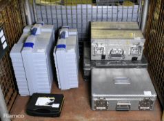 6x plastic and metal cases - full details in the description