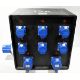 Portable power distribution box - 6x 16A and 2x 32A sockets - W 510 x D 320 x H 410mm - Image 2 of 6