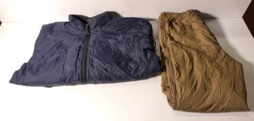 Various types of ex-military clothing - 148kg - may require repair or be as spares