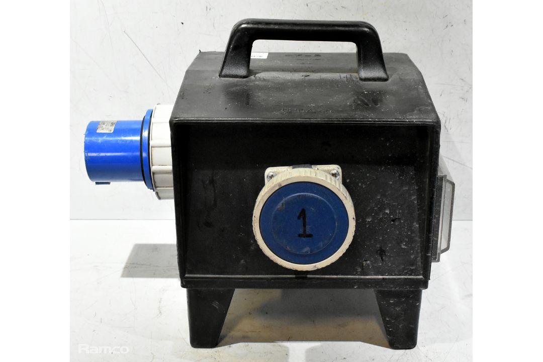 Portable power distribution box - 2x 32A sockets - W 410 x D 360 x H 340mm - Image 3 of 6