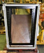 Rittal TS IT 5503120 floor standing data centre cabinet - CABINET IS EMPTY BUT LOCKED WITH NO KEYS
