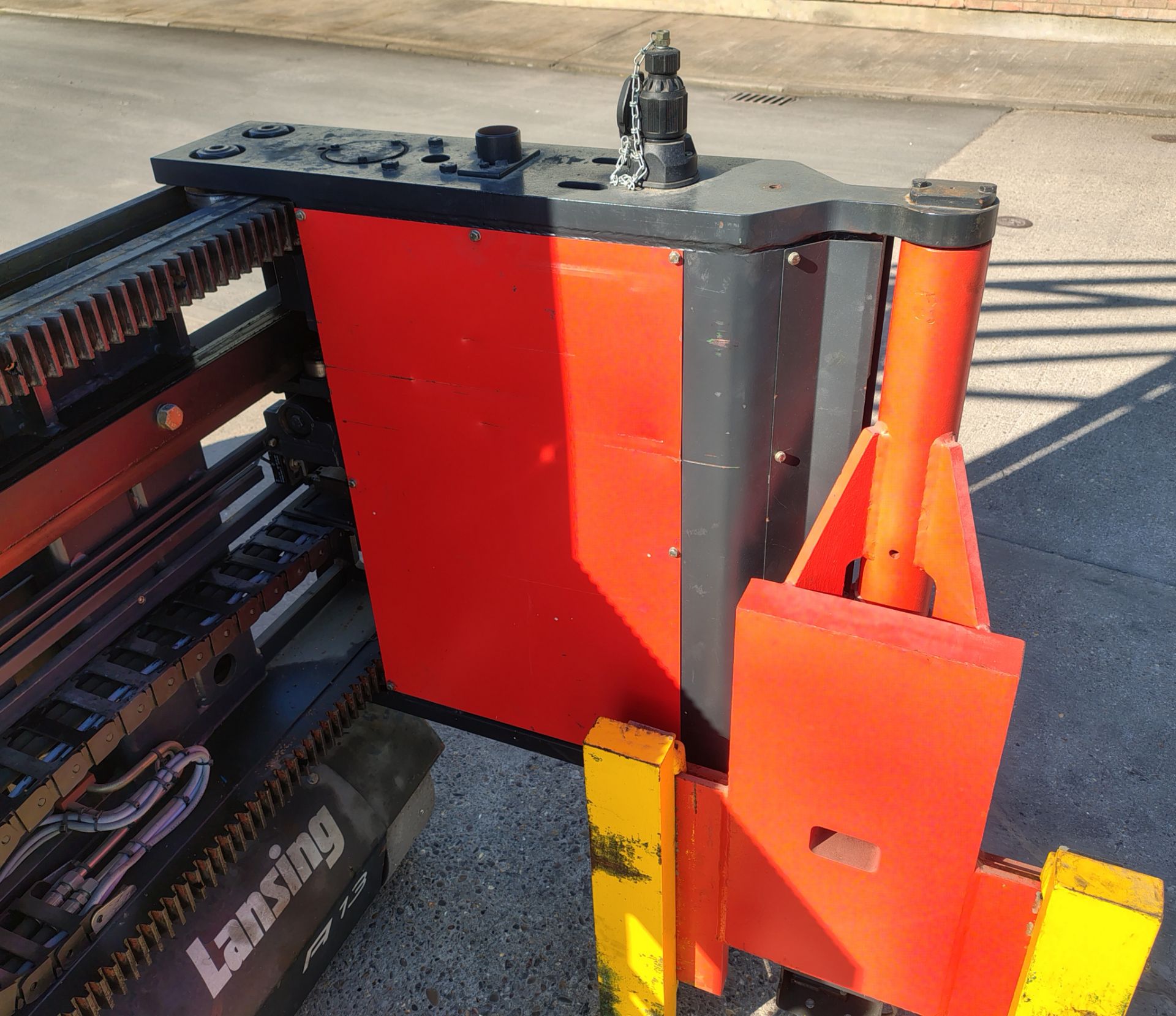 Lansing Linde Ltd A13 electric side loader forklift - full details in the description - Image 10 of 37