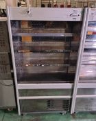Williams R100-SCN stainless steel multideck fridge with nightblind and 3 adjustable shelves