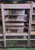 Williams R100-SCN stainless steel multideck fridge with nightblind and 3 adjustable shelves