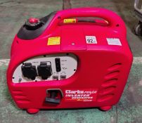 Clarke Power IG2200A 2.2kVA inverter petrol generator 200W air cooled 4 stroke engine