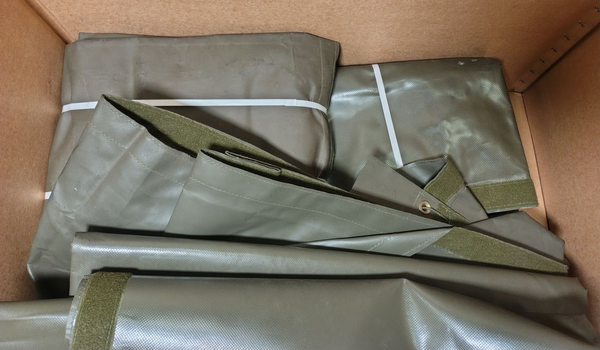 10x Passageway groundsheets -Approximatley 12ft x 10ft - Image 2 of 5