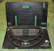 Moore and Wright No.1043 External micrometer caliper 18-24in with case - W 840 x D 550 x H 70mm