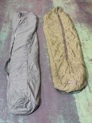 30x Medium weight sleeping bags - various types - may include arctic