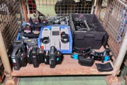 Camera accessories - Mixed camera battery chargers with batteries & more - full details in the desc.