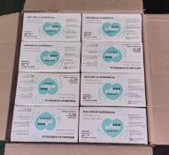 20x boxes of Salud Evsen disposable surgical face masks - 50 masks per box - 40 boxes per case