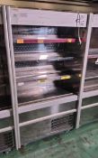 Williams R100-SCN stainless steel multideck fridge with nightblind and 3 adjustable shelves