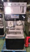 Carpigiani K3/EK floor standing shake and sundae combo freezer with top syrup-flavour dosing module