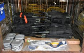 Various medical goods - catheters, canvas field stretchers & more - see description